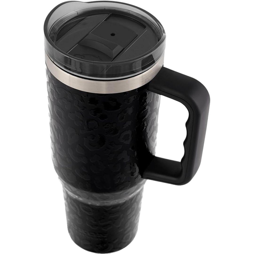 Yukon Outfitters 40 oz Fit Forty Tumbler - Black Leopard